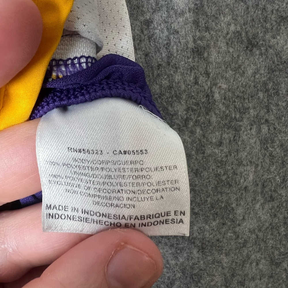 Nike Women’s Purple & Gold Athletic Shorts - LSU Logo - Picture 3 of 7